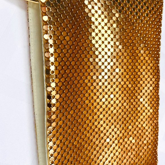 ✨ Paco Rabanne Gold Mesh Clutch – Lady Million Perfume Edition NWT - Picture 1 of 9